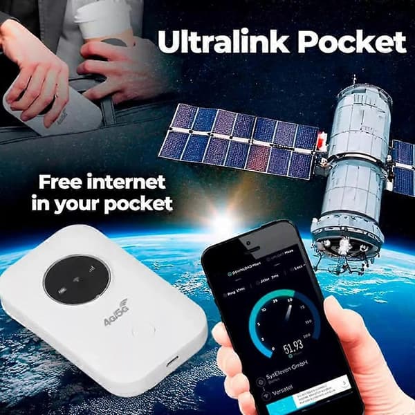 Bærbar WiFi-router, gratis internet i lommen