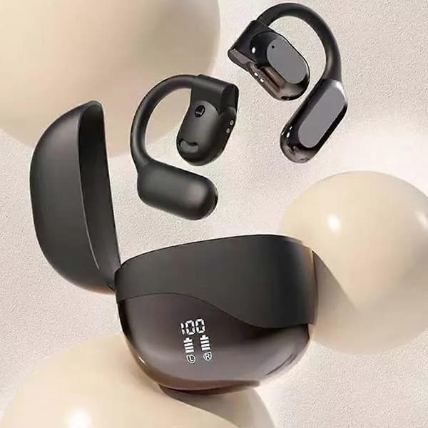 Trådløst Bluetooth-headset til rejser, forretning og læring Black