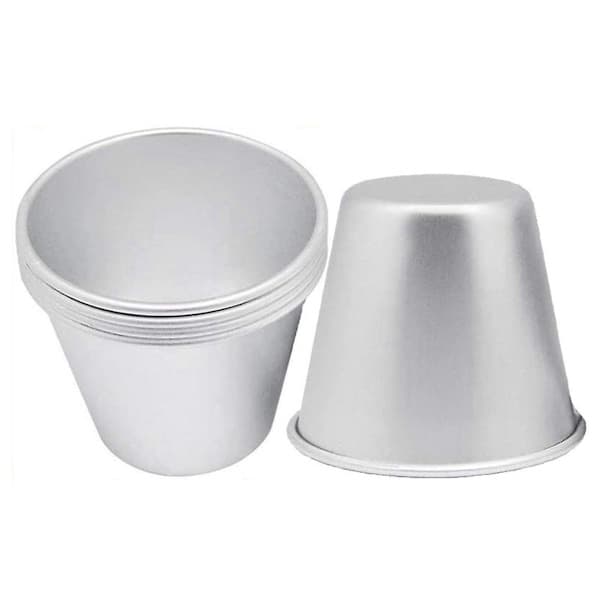 xjxj--15-pakning Puddingformer, Non-stick Puddingkopper Eggterteform, Robuste former for å lage salte retter
