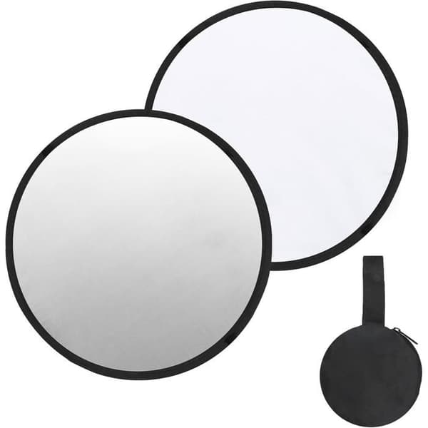 30 cm fotoreflektor - 1 stycke - Nylon - 2 i 1 silvervit - Utomhusstudio