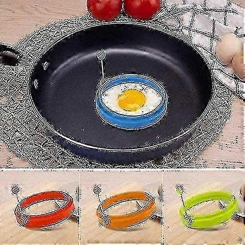 Silikon-eggeringer, 10,2 cm, matsikker, non-stick-belagt, stekte egg, pannekaker