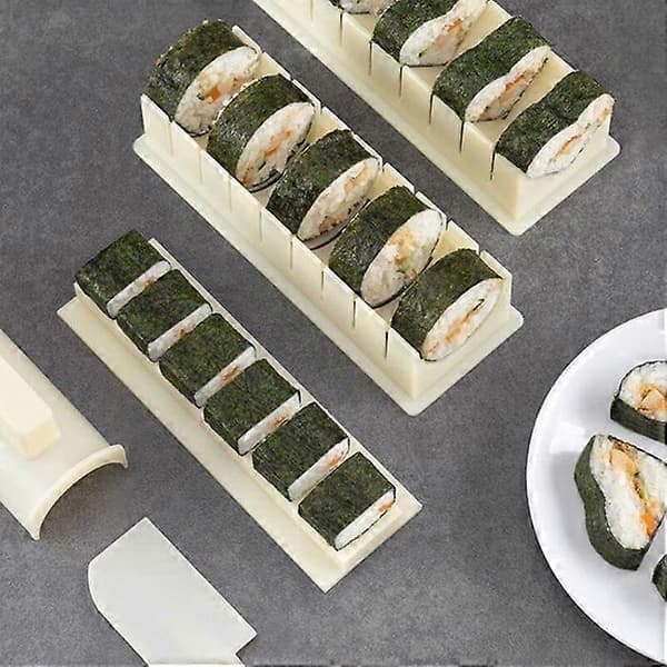 Sushi-sett, multifunksjonell sushirisrullform, hjemmelaget sushiform til lunsj