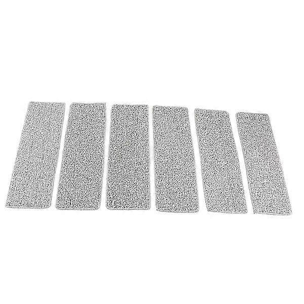Blå Mikrofiber Gulvmoppe - Dobbelt Anvendelse til Tør og Våd Mopping - Håndfri Vask - 6-pak Pudder - Ideel til Rengøring af Hjemmets Fliser
