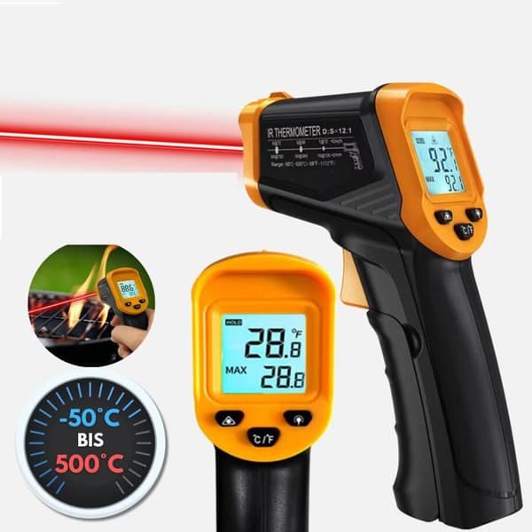 WAAGEMANN Infrapunalaserlämpömittari -50°C - 500°C Pyrometri