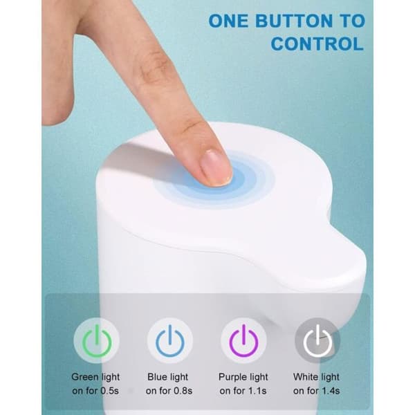 Automatisk sæbedispenser, 600 ml automatisk sæbedispenser med USB-genopladning, IPX5 automatisk sæbedispenser
