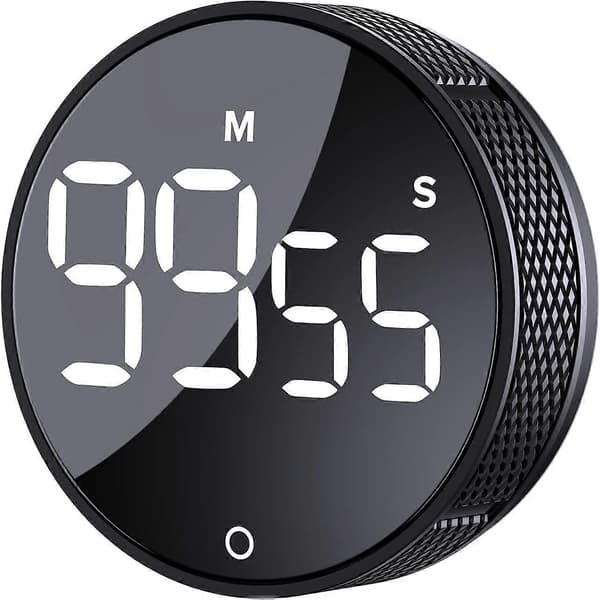 Digital Kökstimer, Visuell Timer Stor LED-Display Magnetisk Timer för Klassrum Matlagning Fitness Bakning Lärande Undervisning