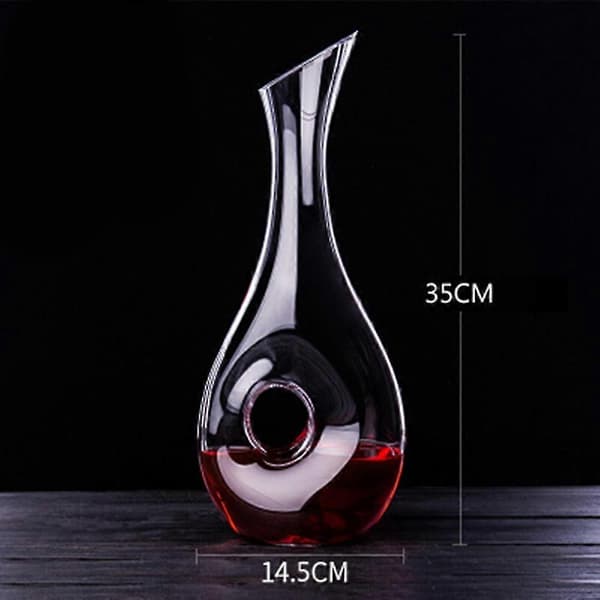 Vinkaraff Design Snigel Stil Karaff Rött Vin Karaff Blyfri Glaskaraff Superior Vin A