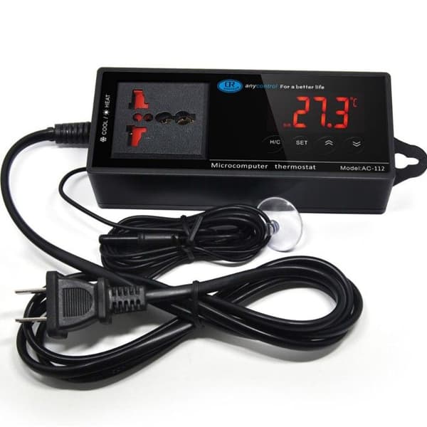 LED digital termostat för reptiler (ormar, ödlor, sköldpaddor) i vivarium, 220V/16A.