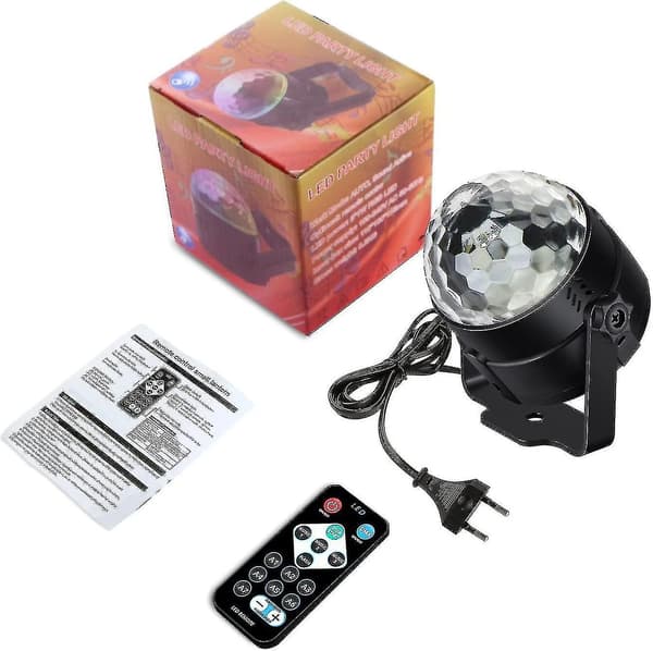 Diskokugle Diskolys Festlys Diskolys Lyseffekter 7 Farver Musikstyret LED DJ Lys Festbelysning Festlampe Til Halloween