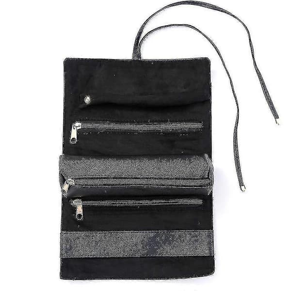 Makeup Organizer til kvinder med makeuptaske, øreringeorganizer, halskædeholder