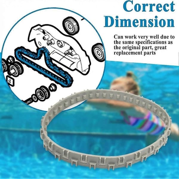 2 stk. RCX97501GR drivremserstatning til SharkVac XL robotpoolrenser