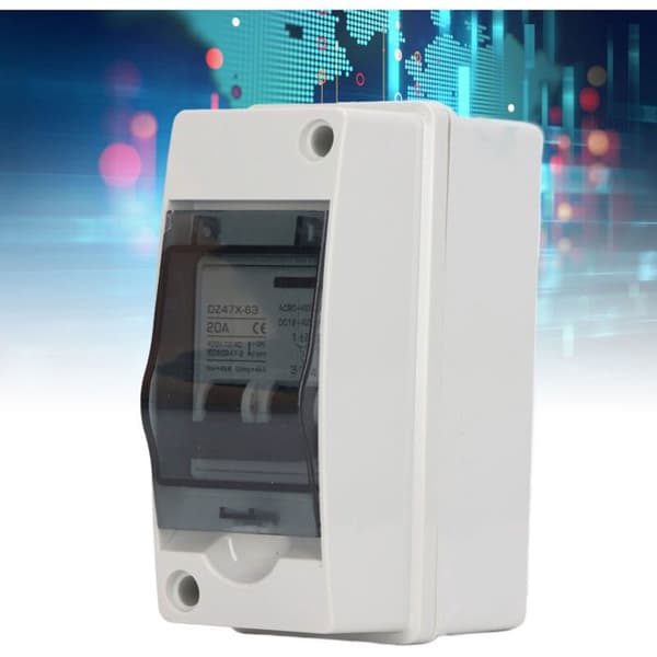 Miniature DC 2P 20A afbryder DC12V-400V AC90-400V IP65 vandtæt afbryder til solcelleanlæg