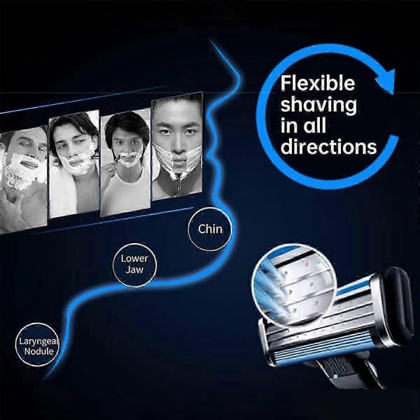 Barberblade til Mach3, Barberblade til, Manuelle Barberblade, Herrebarberblade 28 stk.