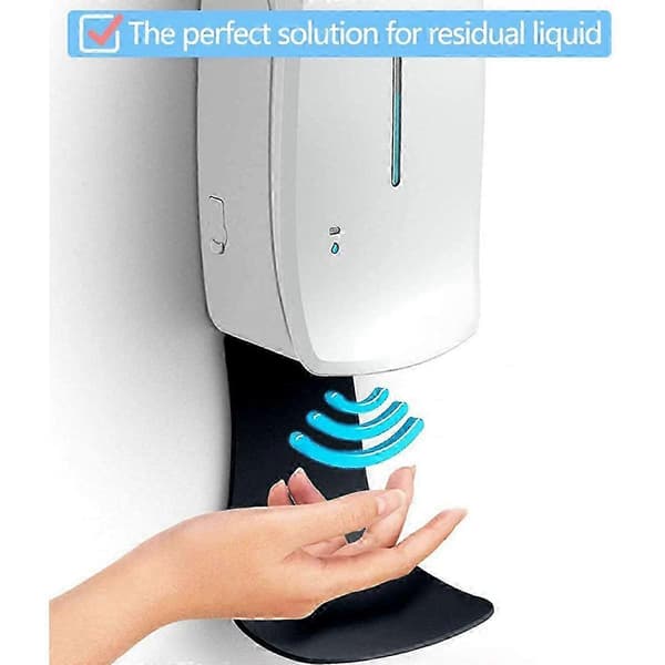 Dryppebrett for automatisk såpedispenser, veggmontering og dispenser, forhindrer drypp og sprut