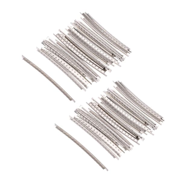 24st Rostfritt Stål 2.2mm Bredd 22 Band 24 Band Gitarr Bandtrådar Set för Elgitarr Bas Greppbräda 2.2*22F