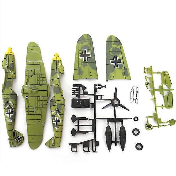 1 stk. 1/48 skala samle-jagerflymodel legetøj kampfly trykstøbt krig-II