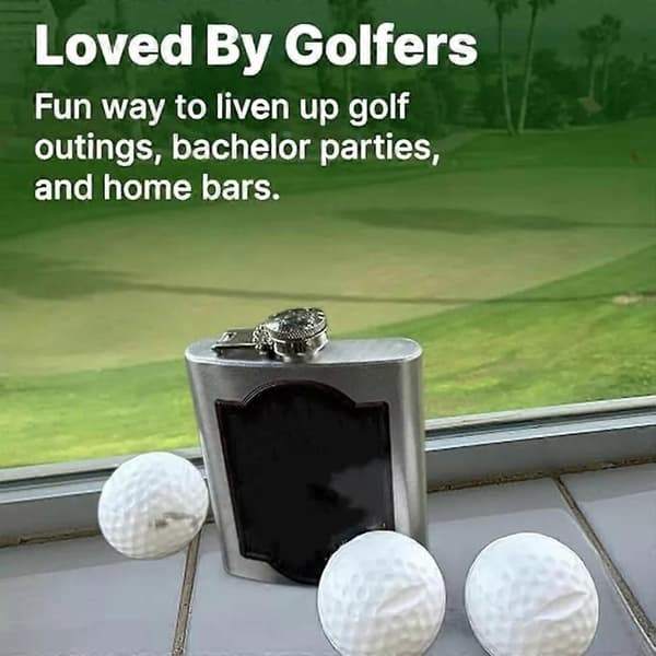 Shotglas i form av golfboll, coolt shotglas i golfbollsdesign, roligaste julklappen