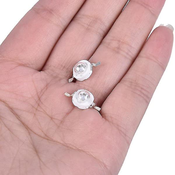 10 stk. 3W LED-pærer med UV-lys chips 395nm LED ultrafiolett lys
