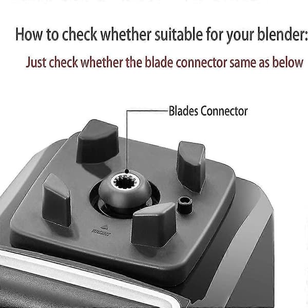 Blenderblad i rostfritt stål, ersättningsdel för blender, blenderbladshuvud