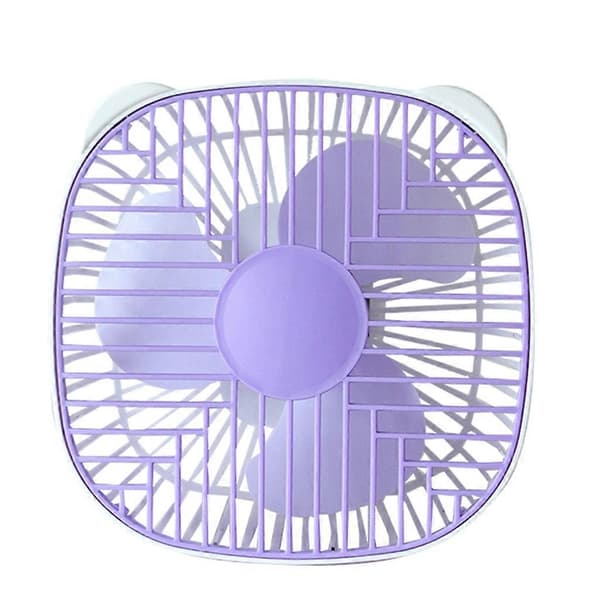 USB loftventilator bordventilatorer til indendørs udendørs camping hængende lysthuse telte ventilator Purple