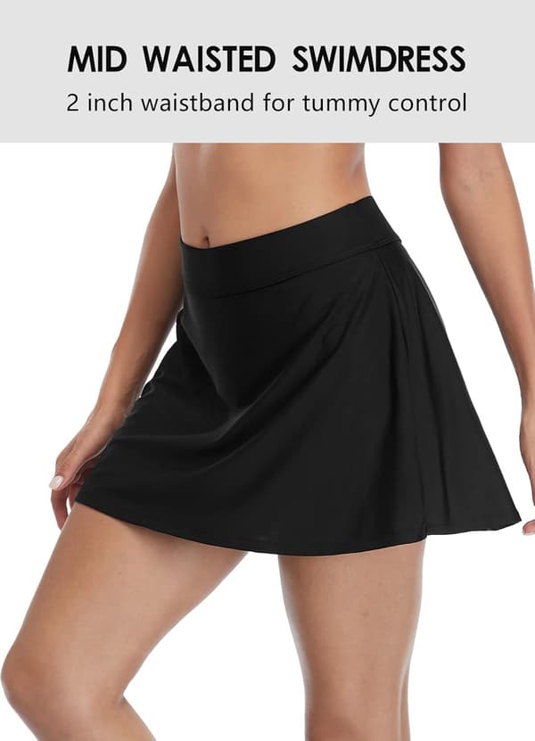 Baddräktsshorts för kvinnor med hög midja, bikinitrosor, baddräktsshorts XXL
