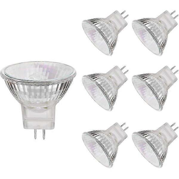 MR11 halogenlamper, 12V20W MR11 GU4 halogenlampe, varmhvit, 6 stk