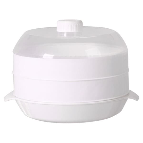Rund plastdamper med lokk, B
