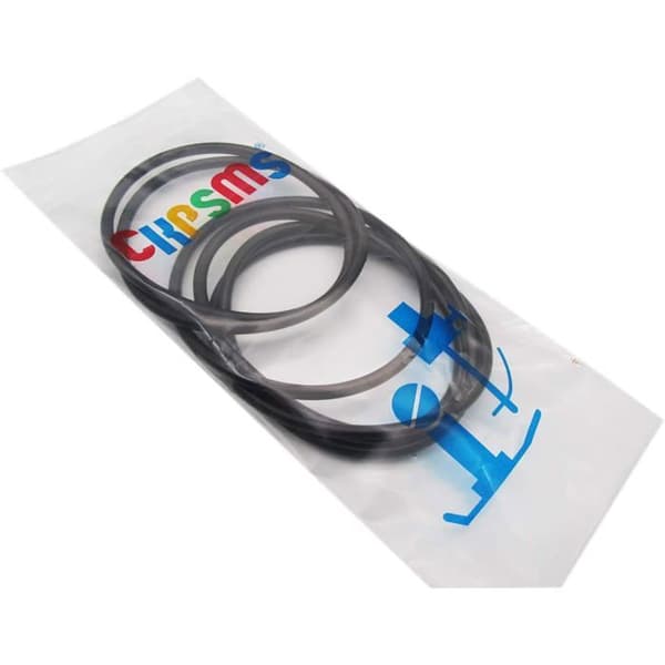 Set med 4 elastiska remmar 5 mm nitrilgummi omkrets 33-38 cm motortransmission tyst