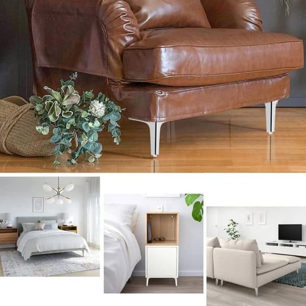 10 cm metalsofaben 4 stk. moderne møbelben sofaben møbelben møbelforhøjere