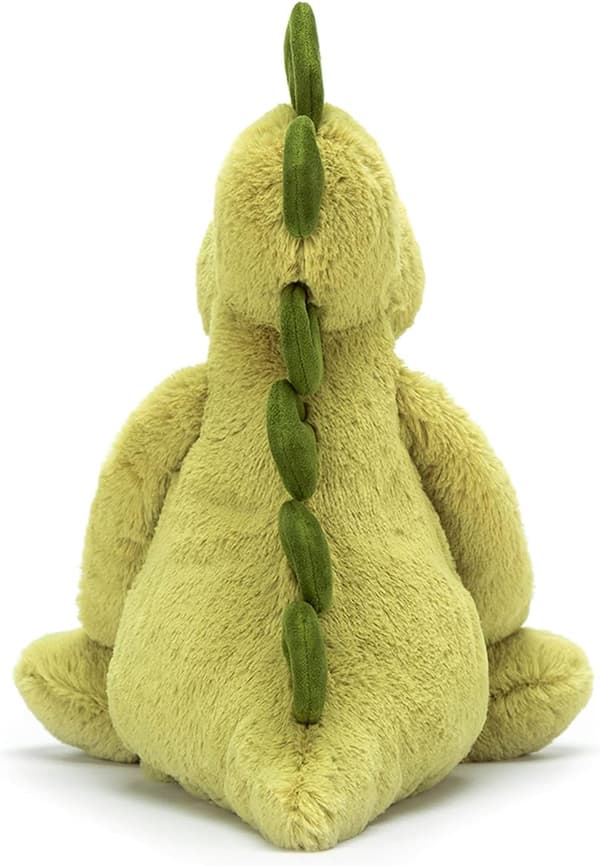 Jellycat Bashful Dino - Myk Leke, Medium 23 cm Dinosaur Plysjleke, Klassisk Gave til Barn Medium Medium 30cm