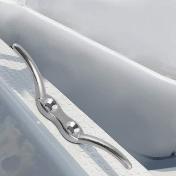 Bådrebklampe, Rebholder i Rustfrit Stål, Bådrebholder (Medium)