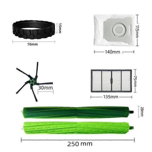 Reservedele til iRobot Roomba S9 (9150) S9+ S9 Plus (9550) S Series Connected Robotstøvsuger Kits