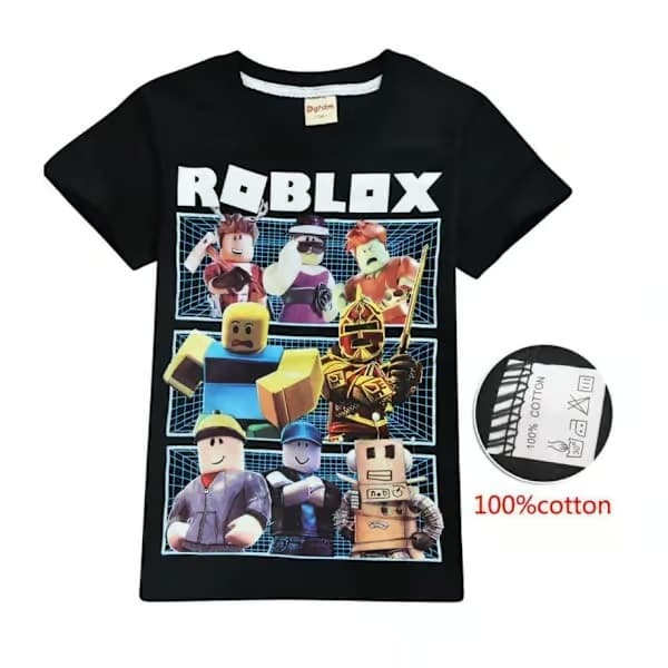 Roblox T-SHIRT Barn - Svart 130 130cm