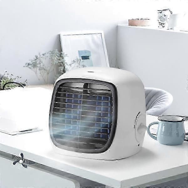 USB Hjem Mini Luftkøler Bærbar Desktop Lille Ventilator Befugtning Kold Kontor Køling Aircondition