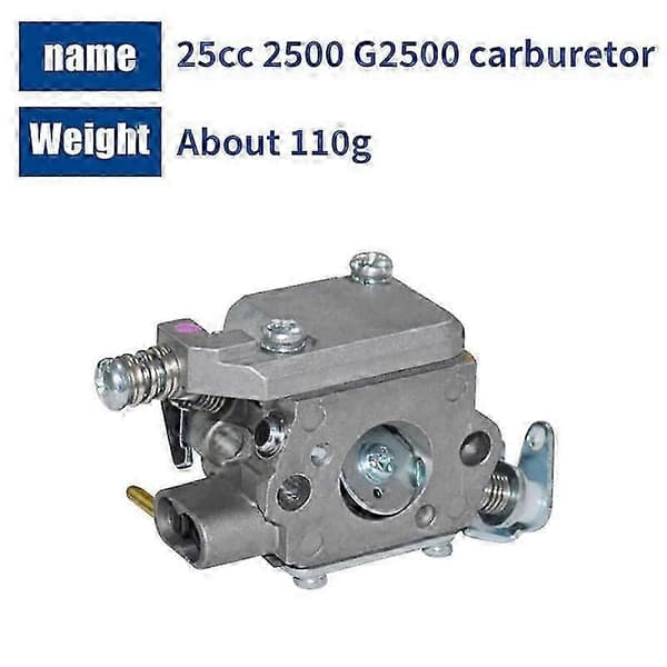 Til motorsav 2500 karburator 25cc karburator enhånds sav G2500 karburator