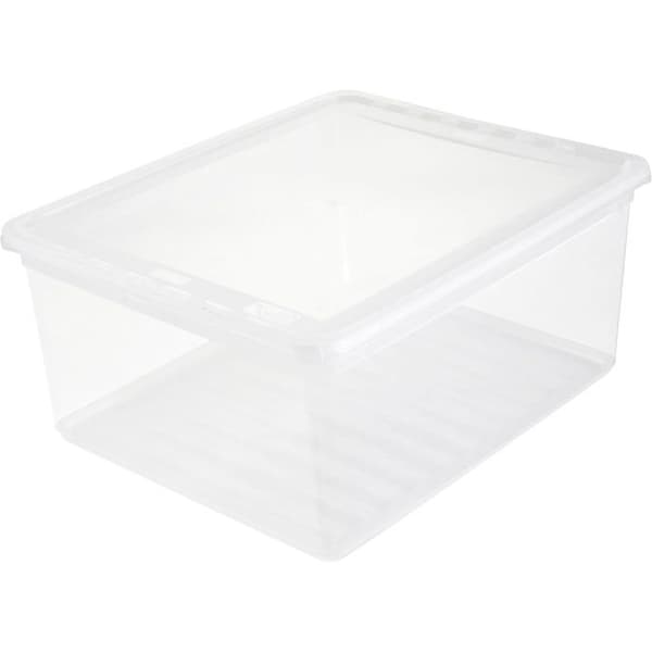 Förvaringslåda - 1 Enhet - Transparent PP-plast - Säker sidostängning - Hem och trädgård