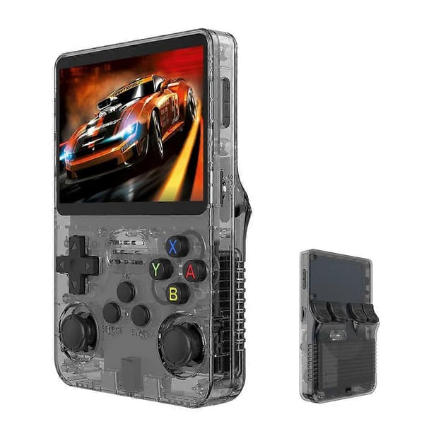 R36S Retro Handhållen Spelkonsol, 64G Grey