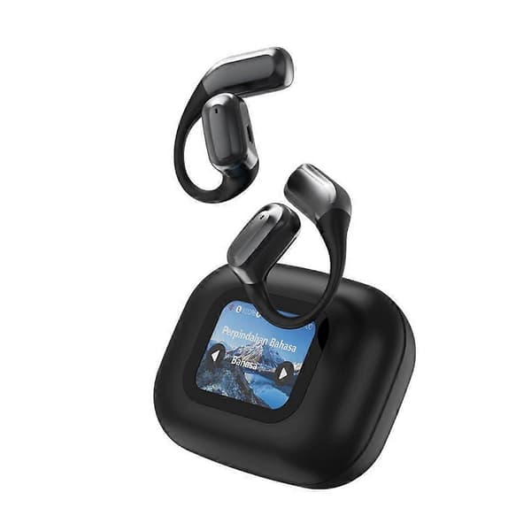 Trådløse Bluetooth-oversætter-øretelefoner Black