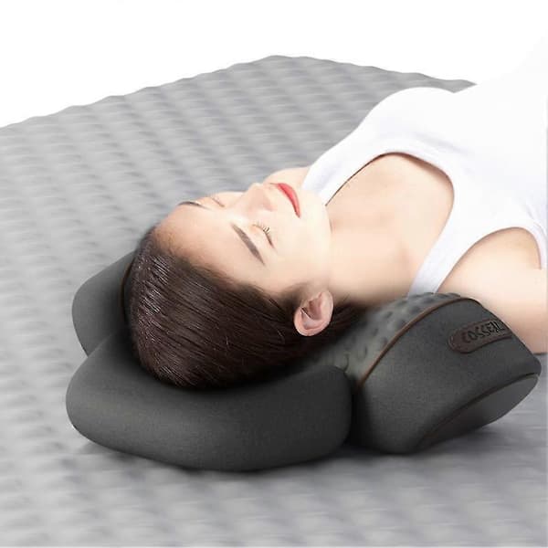 Elektrisk nakkemassagepude Multifunktionel Afslappende Nakkemassagepude til Hjemmet Grey Double Function