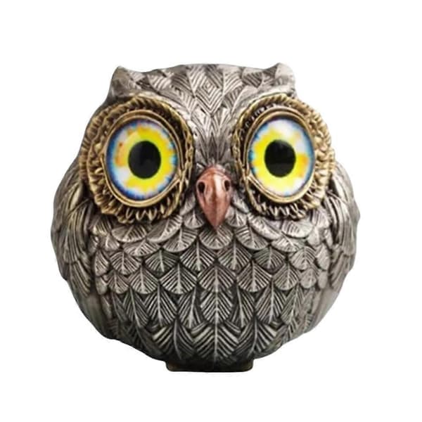 Retro Ugle Dekor Figurer Hylde Dekor Green