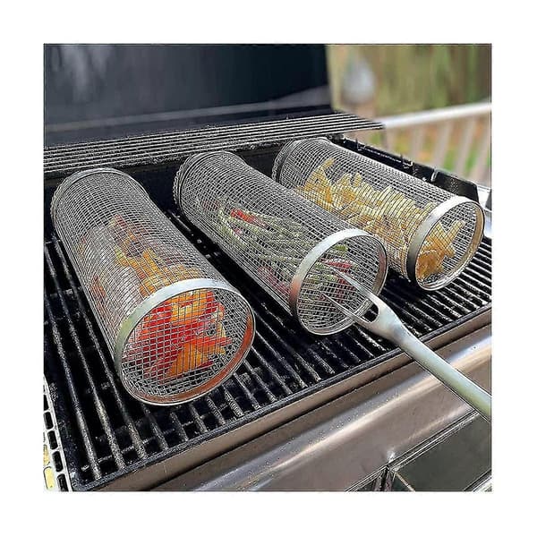 BBQ D Net Grill Mindre Stål Grillrist Leirgrill Og Camping