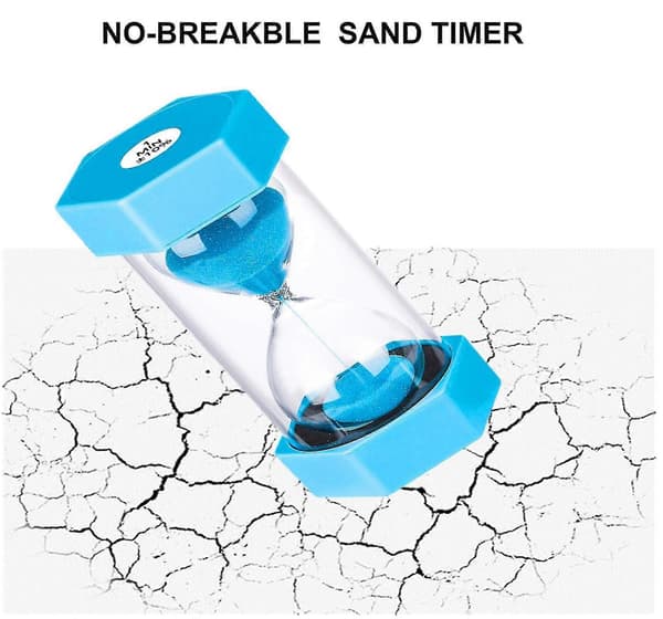 2024, Timeglas Sand Timer 60 Minutter: Plastik Sandur, Kæmpe Blå Sandur, arena 60 min Lilla