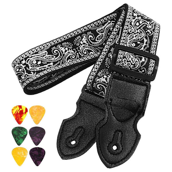 Set Gitarrband Justerbart Elgitarrband Basgitarrband Elgitarrband Universella Gitarrbandstillbehör