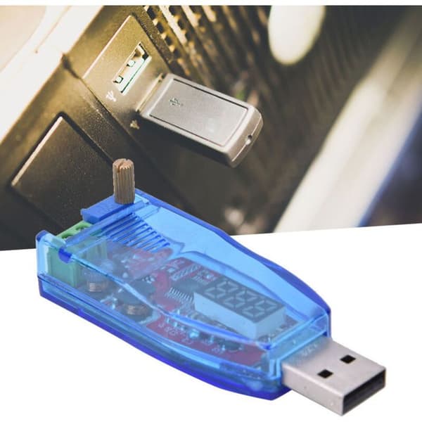 DC-strømregulatormodul, justerbart USB-potentiometer, boost- og buck-konverter