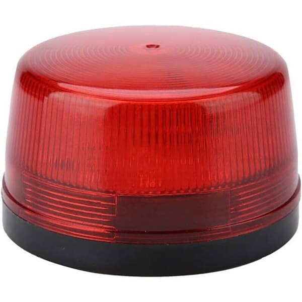 Alarmsignal, 1 stk. LED-strobelys lommelykt varsellampe 12/24V DC