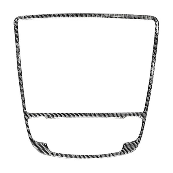 Kolfiber interiör växelspaksknopp panel dekal kit för Audi-A6 2012 2013 2014 2015 2016 2017 2018 vänsterstyrd