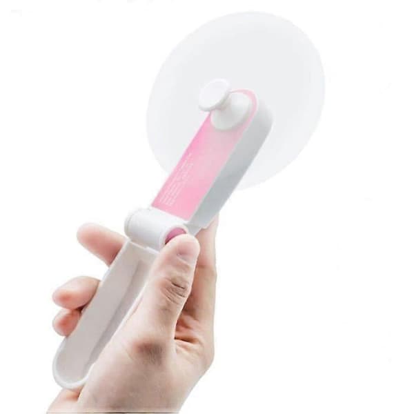 Mini bærbar ventilator - Sammenfoldelig - USB genopladelig - 2 hastigheder - Stille
