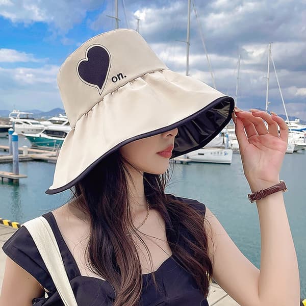 Sommermode Pigehat Solhat Sommerhat BEIGE beige beige