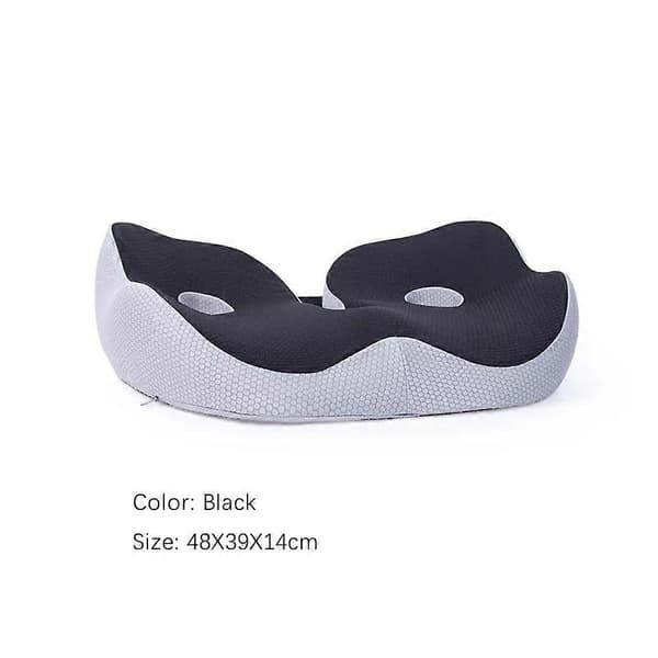 Libiyi Outfany Ergoseat, Welnax Orthosoothe Sædepude i Memoryskum Black