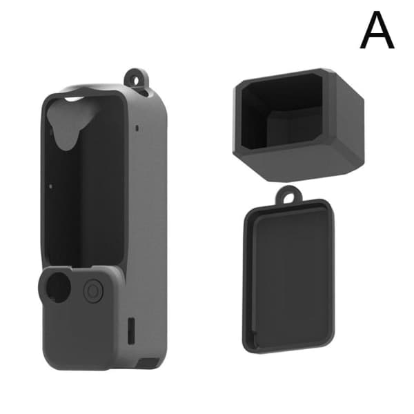 Blødt etui til DJI Osmo Pocket 3 Cover Silikone Etui C Sort Til DJI Osmo Pocket3